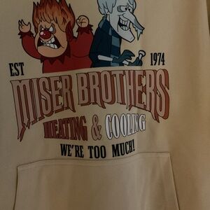 Cream Miser Brothers Graphic Sweater